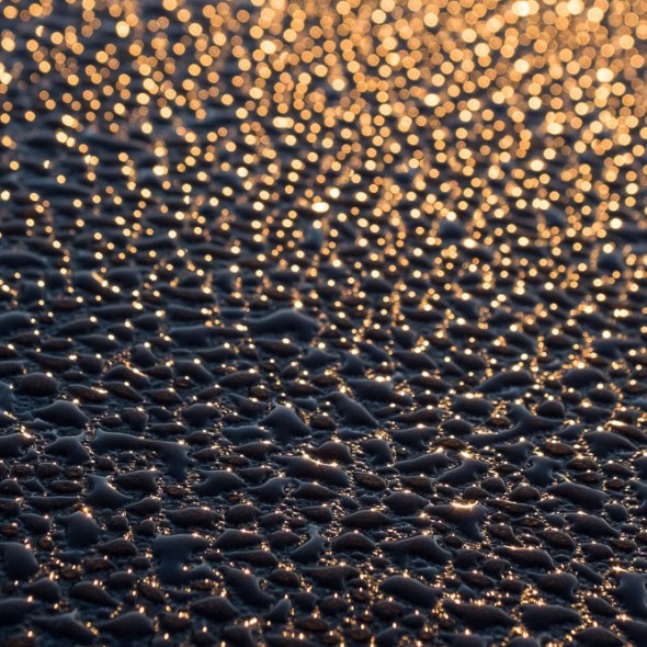 sunrise bokeh bubbles
