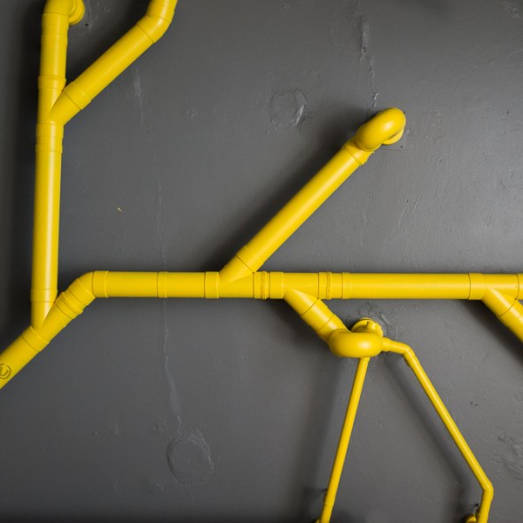 pipes, drains, yellow