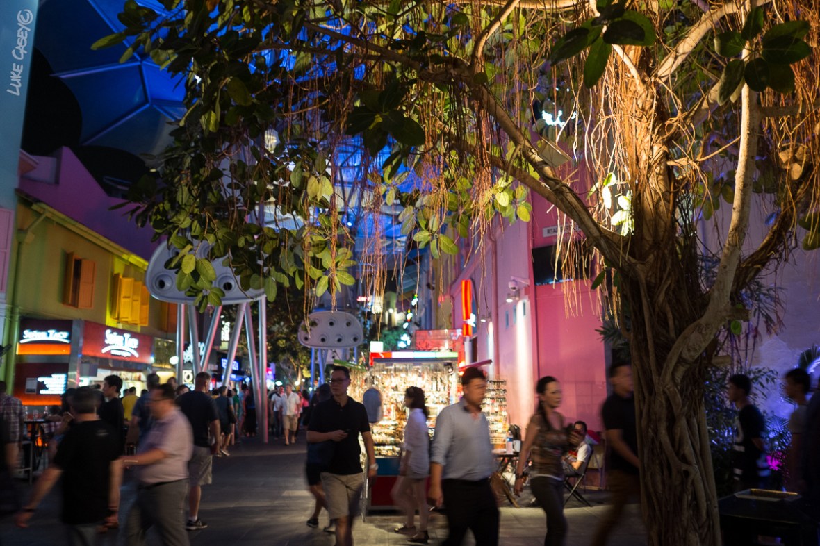 market streets night